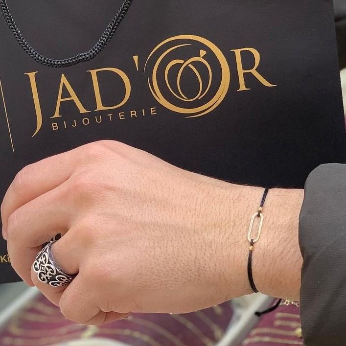 Cordon homme en or 18k "M2"